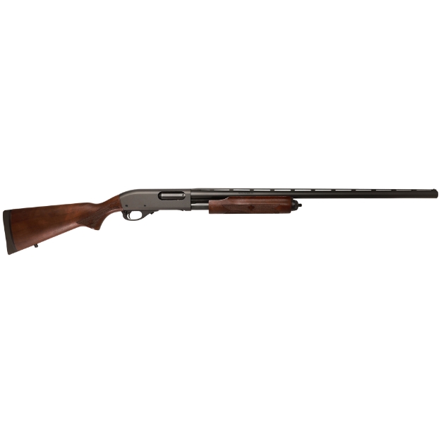 Picture of Remington 870 Fieldmaster - Pump Action - 20 Gauge 3" Chamber - 26" Barrel - Glass Bead Finish - Black - Walnut Stock - Front Bead Sight - 3 Choke Tubes (RemChoke Full - Modified and Improved Cylinder) - 4 Rounds R68869