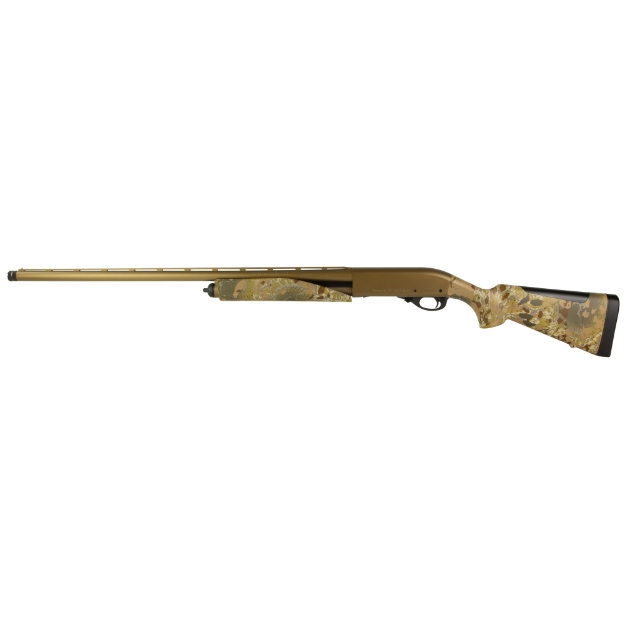 Picture of Remington 870 Super Mag - Pump Action - 12 Gauge - 3.5" Chamber - 28" Barrel - Synthetic Kryptek Waterfowl Stock and Forend - Matte Black Finish - 3 Rounds R81075