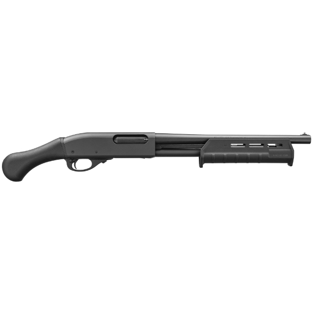 Picture of Remington 870 Tac-14 - Pump - 12 Gauge - 3" Chamber - 14" Cylinder Bore Barrel - Black Oxide Finish - Shockwave Pistol Grip - Bead - 4 Rounds - 26.3" Overall Length R81230