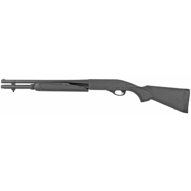 Picture of Remington 870 Tactical - Pump - 20 Gauge - 3" Chamber - 18.5" Barrel - RemChoke - Matte Blued Finish - Synthetic Stock - Bead - 7 Rounds - Right Hand R81100