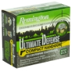 Picture of Remington Compact Ultimate Home Defense - 9MM - 124 Grain - Brass Jacketed Hollow Point - 20 Round Box 28963