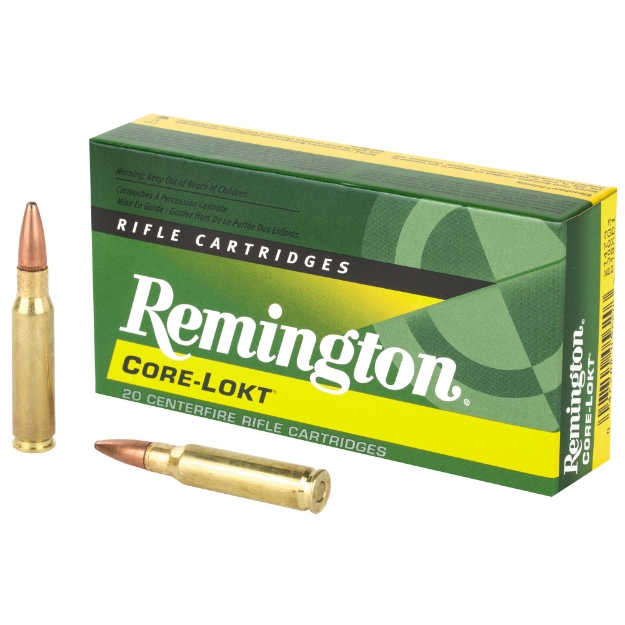 Picture of Remington Core Lokt - 308 Winchester - 180 Grain - Pointed Soft Point - 20 Round Box 21479