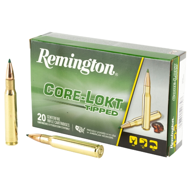 Picture of Remington CORE-LOKT - TIPPED - 30-06 Springfield - 165 Grain - Polymer Tip - 20 Round Box 29035