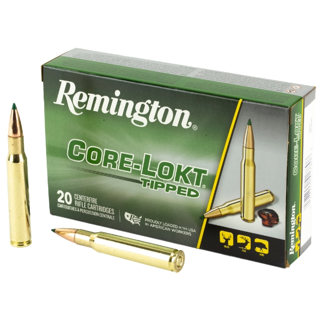 Picture of Remington CORE-LOKT - TIPPED - 30-06 Springfield - 180 Grain - Polymer Tip - 20 Round Box 29037