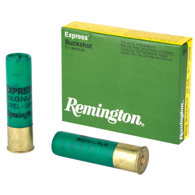 Picture of Remington Express - 12 Gauge - 3.5" - 00 Buck - Max Dram - Buckshot - 18 Pellets - 5 Round Box 20280