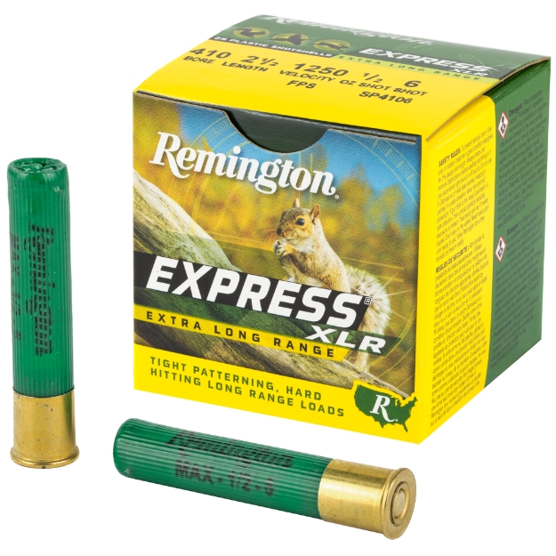 Picture of Remington Express Long Range - 410 Gauge - 2.5" - Max Dram - 0.5 oz. - Lead - 25 Round Box 20745