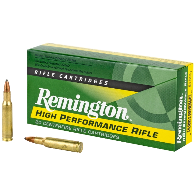 Picture of Remington High Performance - 222REM - 50 Grain - Pointed Soft Point - 20 Round Box 21303