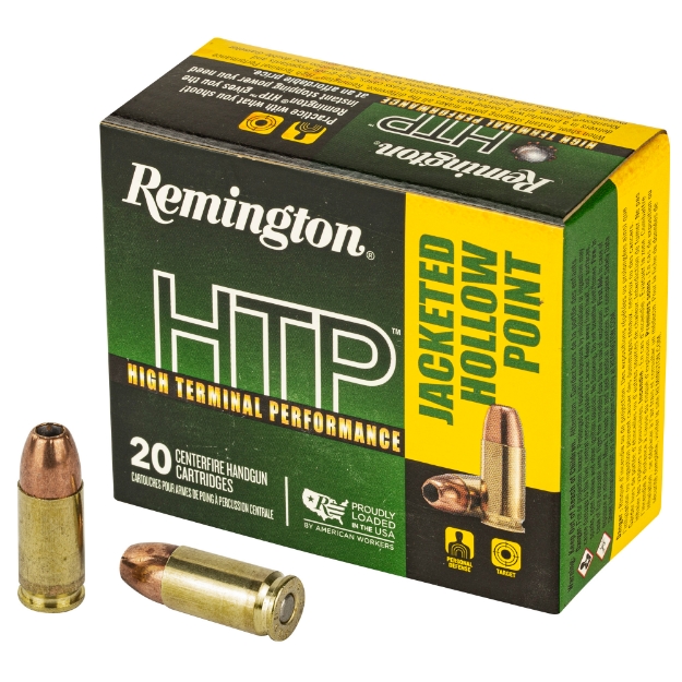 Picture of Remington High Terminal Performance - 9MM - 147 Grain - Jacketed Hollow Point - 20 Round Box 28295