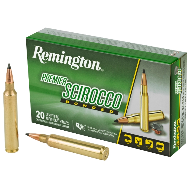 Picture of Remington Premier Scirocco Bonded - 300 Remington Ultra Magnum - 180 Grain - Polymer Tip - 20 Round Box 27936