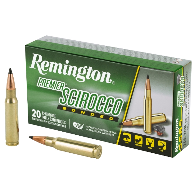 Picture of Remington Premier Scirocco Bonded - 308 Winchester - 165 Grain - Polymer Tip - 20 Round Box 29332