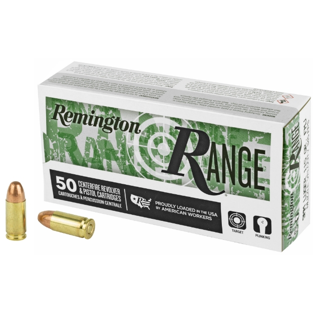 Picture of Remington Range - 9MM - 115 Grain - Full Metal Jacket - 50 Round Box 28564