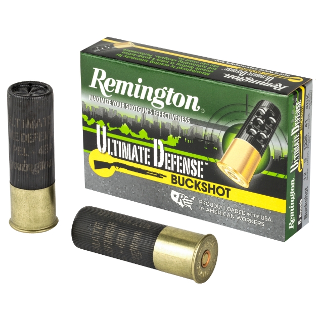 Picture of Remington Ultimate Defense - 12 Gauge 3" - #4 Shotshell - 41 Pellets - 5 Round Box 20639