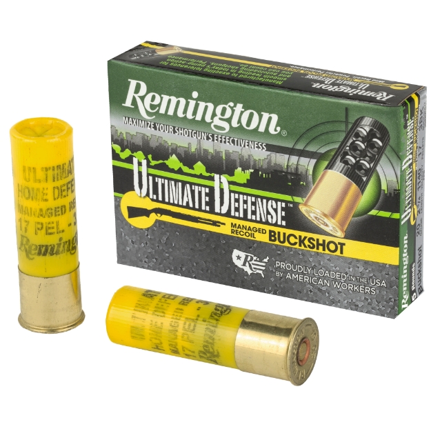 Picture of Remington Ultimate Defense - 20 Gauge 2.75" - #3 Shotshell - 17 Pellets - 5 Round Box 20681
