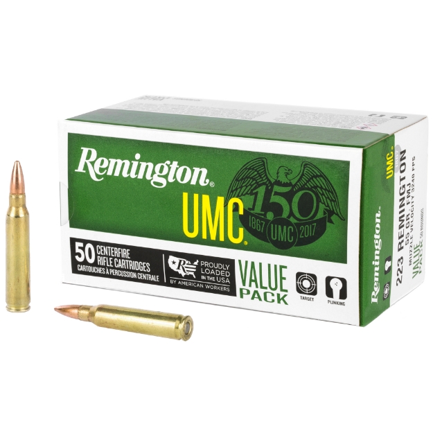 Picture of Remington UMC - 223 Remington - 55 Grain - Full Metal Jacket - 50 Round Box R23966