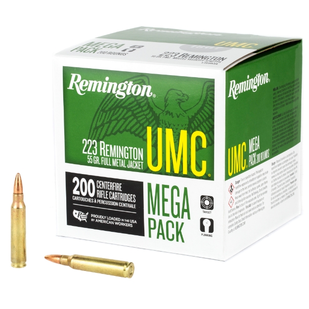 Picture of Remington UMC - 223 Remington - 55 Grain - Full Metal Jacket - Mega Pack - 200 Round Box 23683