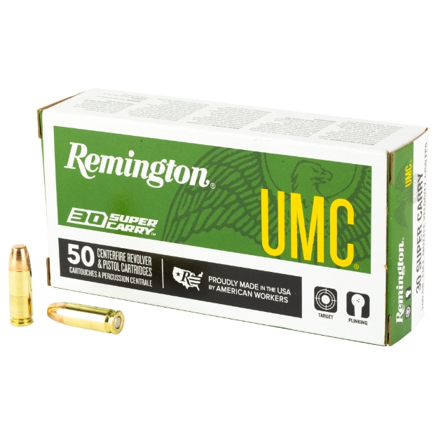 Picture of Remington UMC - 30 Super Carry - 100 Grain - Full Metal Jacket - 50 Round Box R20015