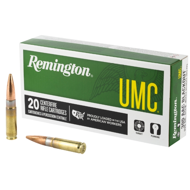 Picture of Remington UMC - 300 Blackout - 220 Grain - Open Tip - Flat Base - 20 Round Box 21422