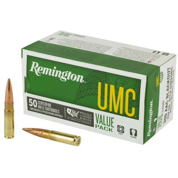 Picture of Remington UMC - 300 Blackout - 220 Grain - Open Tip Flat Base - 50 Round Box 24026
