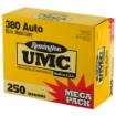 Picture of Remington UMC - 380 ACP 95 Grain - Full Metal Jacket - Mega Pack - 250 Round Box 23721