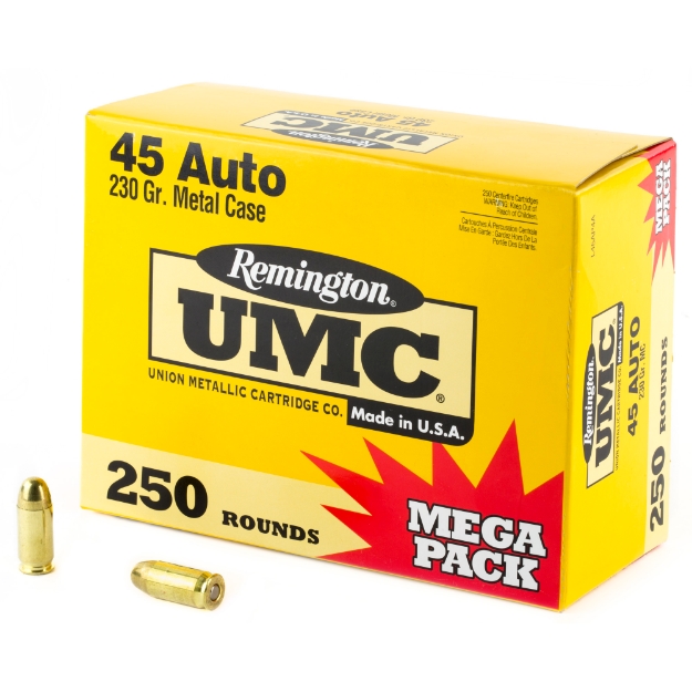 Picture of Remington UMC - 45 ACP - 230 Grain - Full Metal Jacket - Mega Pack - 250 Rounds 23781