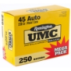 Picture of Remington UMC - 45 ACP - 230 Grain - Full Metal Jacket - Mega Pack - 250 Rounds 23781