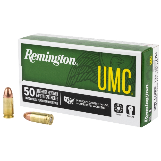 Picture of Remington UMC - 9MM - 124 Grain - Full Metal Jacket - 50 Round Box 23718