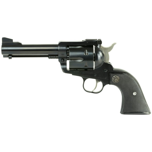 Picture of Ruger Blackhawk - Single Action - Revolver - 41 Remington Magnum - 4.6" Barrel - Alloy Steel - Blued Finish - Black Checkered Hard Rubber Grips - Ramp Front and Adjustable Rear Sights - 6 Rounds 00405
