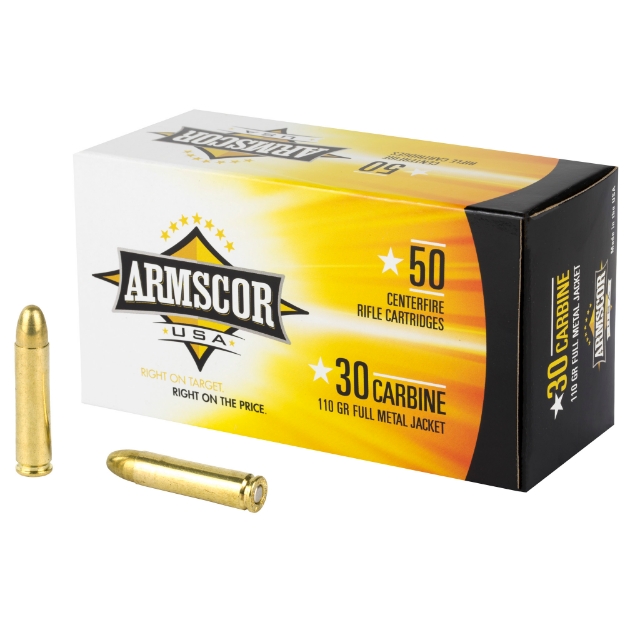 Picture of Armscor 30 Carbine - 110 Grain - Full Metal Jacket - 50 Round Box FAC30C-1N