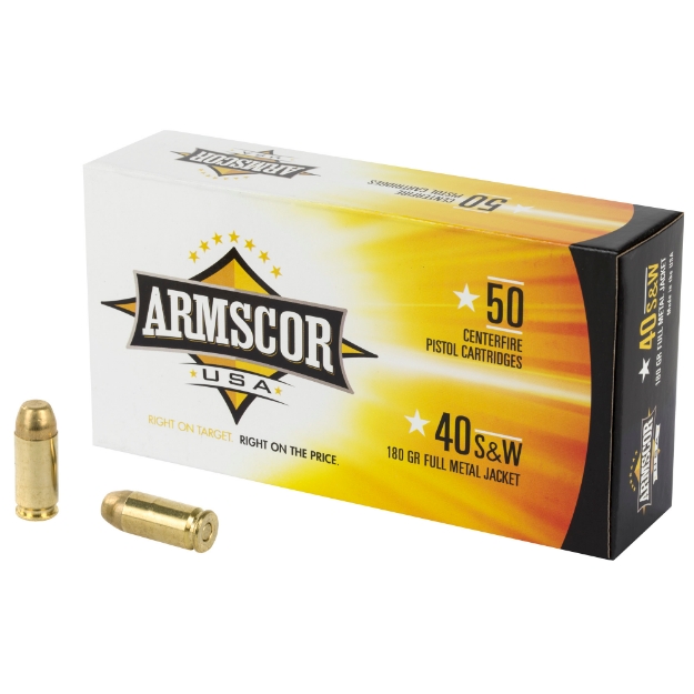 Picture of Armscor 40 S&W - 180 Grain - Full Metal Jacket - 50 Round Box FAC40-2N