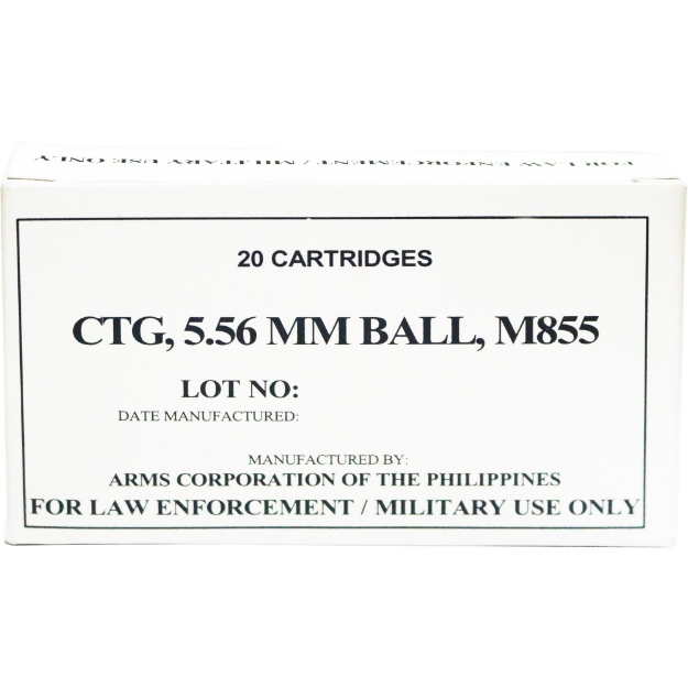 Picture of Armscor Ammo - 556NATO - 62 Grain - Full Metal Jacket - 20 Round Box 50173