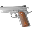 Picture of Armscor ECS - 1911 - Semi-automatic - Metal Frame Pistol - Compact - 45ACP - 3.63" Barrel - Steel - Matte Stainless Finish - Wood Grips - Fixed Sights - 7 Rounds - 1 Magazine 51868