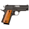 Picture of Armscor GI Standard CS - 1911 - Semi-automatic - Metal Frame Pistol - Officer Size - 45ACP - 3.5" Barrel - Steel - Parkerized Finish - Black - Wood Grips - Fixed Sights - 7 Rounds - 1 Magazine 51416