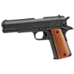 Picture of Armscor GI Standard FS - 1911 - Semi-automatic - Metal Frame Pistol - Full Size - 38 Super - 5" Barrel - Steel - Parkerized Finish - Black - Wood Grips - Fixed Sights - 9 Rounds - 1 Magazine 51815