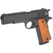 Picture of Armscor GI Standard FS - 1911 - Semi-automatic - Metal Frame Pistol - Full Size - 45ACP - 5" Barrel - Steel - Parkerized Finish - Black - Wood Grips - Fixed Sights - 8 Rounds - 1 Magazine 51421