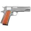 Picture of Armscor GI Standard FS Nickel - 1911 - Semi-automatic - Metal Frame Pistol - Full Size - 45ACP - 5" Barrel - Steel - Polished Nickel Finish - Wood Grips - Fixed Sights - 8 Rounds - 1 Magazine 51433