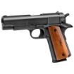 Picture of Armscor GI Standard MS - 1911 - Semi-automatic - Metal Frame Pistol - Commander Size - 45ACP - 4.2" Barrel - Steel - Parkerized Finish - Black - Wood Grips - Fixed Sights - 8 Rounds - 1 Magazine 51417