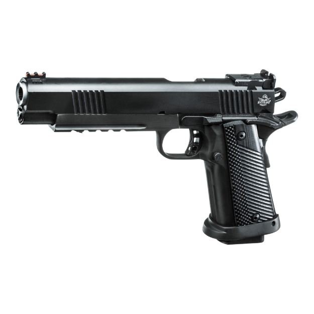 Picture of Armscor Pro Ultra Match HC - 1911 - Semi-automatic - Metal Frame Pistol - Full Size - 10MM - 6" Barrel - Steel - Parkerized Finish - Black - Rubber Grips - Adjustable Sights - 16 Rounds - 1 Magazine 52000