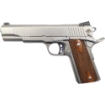 Picture of Armscor Rock Stainless FS - 1911 - Semi-automatic - Metal Frame Pistol - Full Size - 45ACP - 5" Barrel - Steel - Stainless Finish - Wood Grips - Fixed Sights - 8 Rounds - 1 Magazine 51414