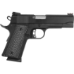 Picture of Armscor Rock Ultra CCO - 1911 - Semi-automatic - Metal Frame Pistol - Officer Size Grip - Commander Length Slide - 45ACP - 4.25" Barrel - Steel - Parkerized Finish - Black - G10 Grips - Adjustable Sights - 7 Rounds - 1 Magazine 51857