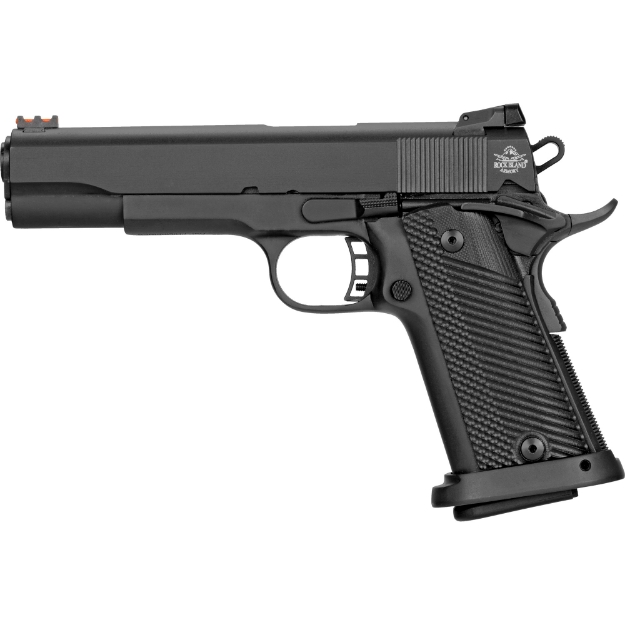 Picture of Armscor Rock Ultra FS HC - 1911 - Semi-automatic - Metal Frame Pistol - Full Size - 10MM - 5" Barrel - Steel - Parkerized Finish - Black - G10 Grips - Adjustable Sights - 16 Rounds - 1 Magazine 52009