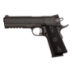 Picture of Armscor Tac Standard FS - 1911 - Semi-automatic - Metal Frame Pistol - Full Size - 45ACP - 5" Barrel - Steel - Parkerized Finish - Black - Rubber Grips - Fixed Sights - 8 Rounds - 1 Magazine - Picatinny Rail - Full Length Guide Rod 51484