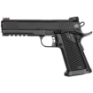 Picture of Armscor Tac Ultra FS HC - 1911 - Semi-automatic - Metal Frame Pistol - Full Size - 45ACP - 5" Barrel - Steel - Parkerized Finish - Black - G10 Grips - Adjustable Sights - 14 Rounds - 1 Magazine - Picatinny Rail - Full Length Guide Rod 51567