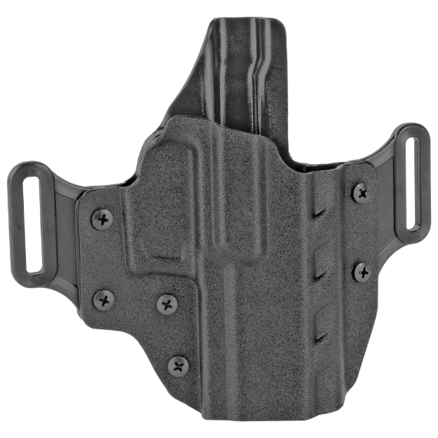 Picture of DeSantis Gunhide #195 - Veiled Partner OWB Belt Holster - Fits Sig P320C and P250C With or Without Romeo1 Reflex Sight - Right Hand - Black 195KA8HZ0