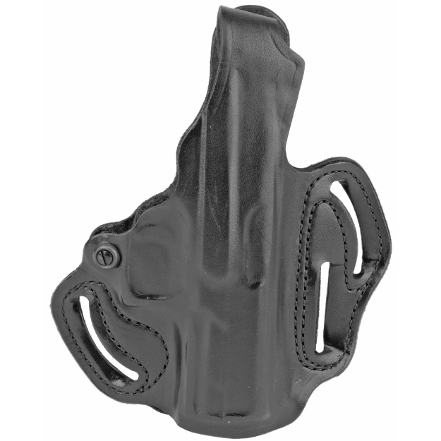 Picture of DeSantis Gunhide 001 - Thumb Break Scabbard - Belt Holster - Fits Beretta APX - Right Hand - Black Leather 001BA4IZ0