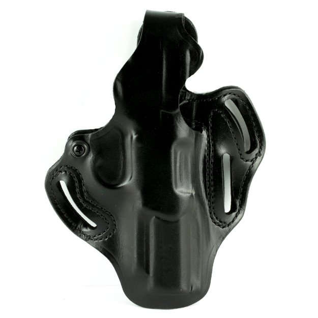 Picture of DeSantis Gunhide 001 - Thumb Break Scabbard Belt Holster - Fits FN FIVE-SEVEN USG/IOM - Right Hand - Black Leather 001BAS8Z0