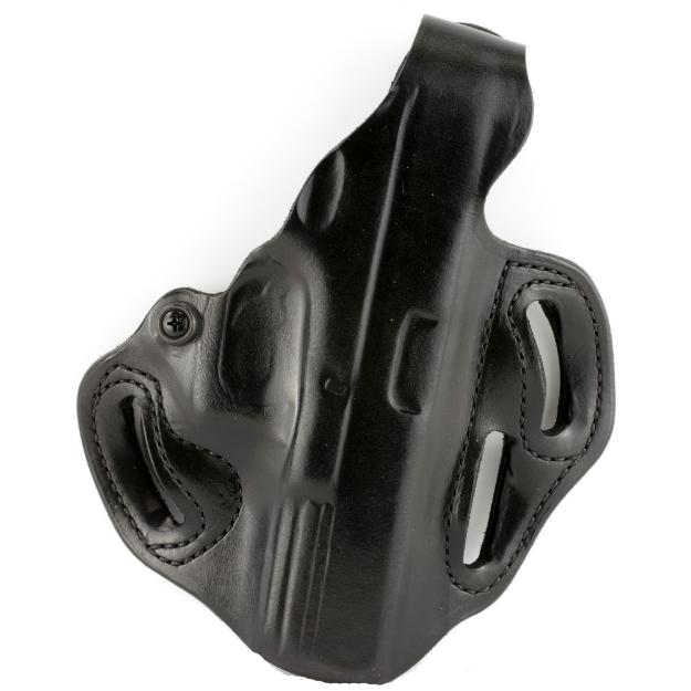 Picture of DeSantis Gunhide 001 - Thumb Break Scabbard Belt Holster - Fits Glock 17 - 22 - 31 - Right Hand - Black Leather 001BAB2Z0