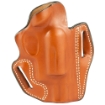 Picture of DeSantis Gunhide 002 - Speed Scabbard - Belt Holster - 2 Belt Slots - No Tension Screw - Fits 2" Taurus Public Defender Ultralite W/ 2.5" Cylinder - Right Hand - Tan Leather 002TAI6Z0