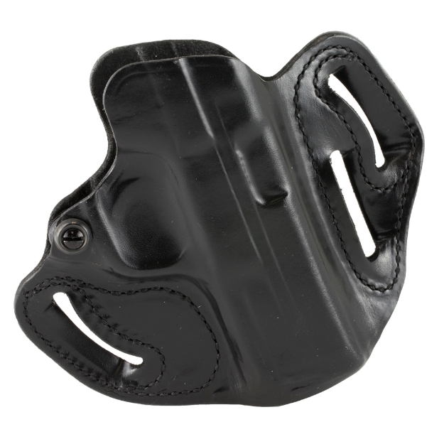 Picture of DeSantis Gunhide 002 - Speed Scabbard - Belt Holster - 2 Belt Slots - No Tension Screw - Fits 4 1/4" S&W M&P 9/40 - 45C - M2.0 4" M2.0 Compact - Right Hand - Black Leather 002BAM9Z0