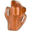 Picture of DeSantis Gunhide 002 - Speed Scabbard - Belt Holster - 2 Belt Slots - No Tension Screw - Fits 4" S&W N 25/27/29/629/357PD - S&W Classic Hunter - Ruger Redhawk - Colt Anaconda - Dan Wesson 44VH - Right Hand - Tan Leather 002TA44Z0