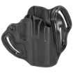 Picture of DeSantis Gunhide 002 - Speed Scabbard - Belt Holster - Fits SIG P250C/P320C/P320XCompact - Right Hand - Black Leather 002BA8HZ0